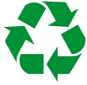 Logo matériau recyclable